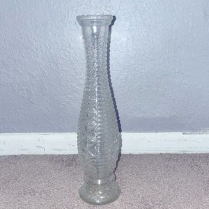 Vintage clear vase